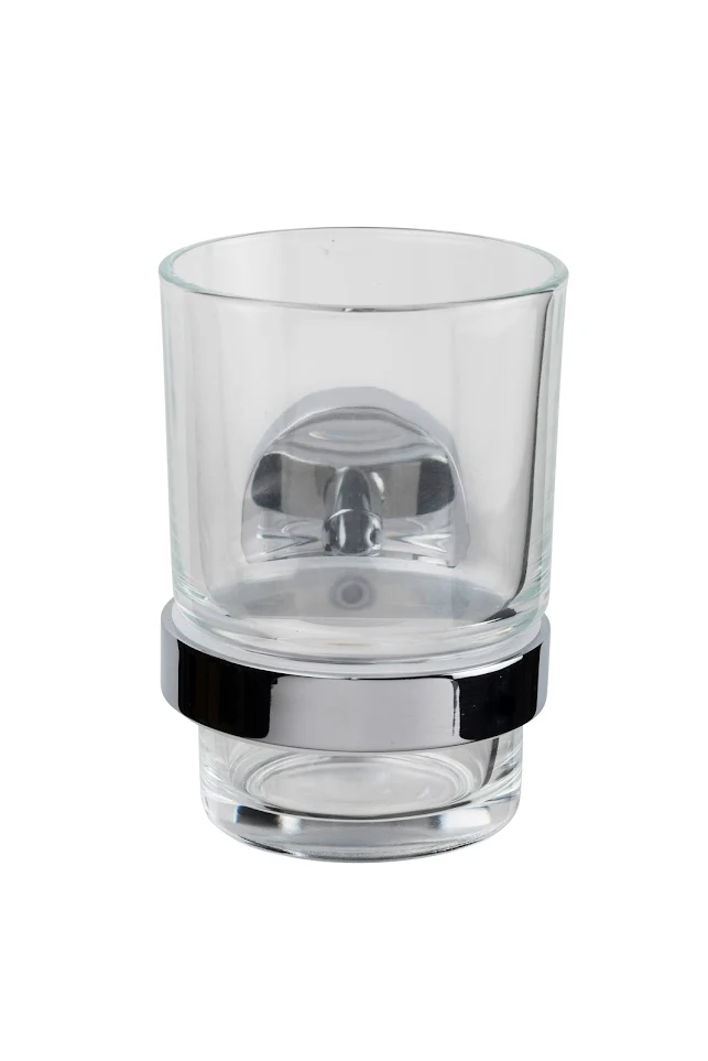 Croydex Pendle Flexi-Fix Chrome Wall Hung Tumbler - QM411841 6 Croydex Pendle Flexi-Fix Chrome Wall Hung Tumbler - QM411841 - Image 4
