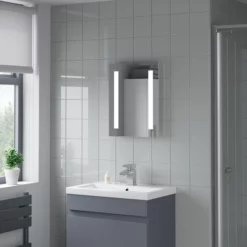 Artis Aqua LED Bathroom Mirror 500 X 390mm - Battery Operated