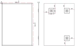 Essentials Niveus Rectangular Frameless Bathroom Mirror 700 X 500mm -Bathroom Supplies Sales 2024 06639e33 24a2 45bf b63a 7e40d6d2e325