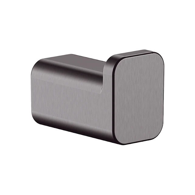 Hansgrohe AddStoris Single Robe Hook Brushed Black - 41742340 3 Hansgrohe AddStoris Single Robe Hook Brushed Black - 41742340