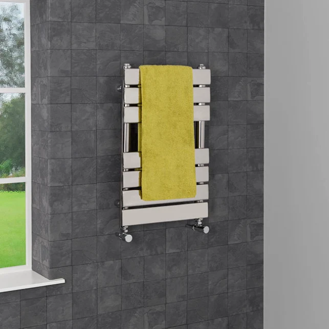 DuraTherm Flat Panel Heated Towel Rail Chrome - 650 X 400mm 6 DuraTherm Flat Panel Heated Towel Rail Chrome - 650 X 400mm - Image 4