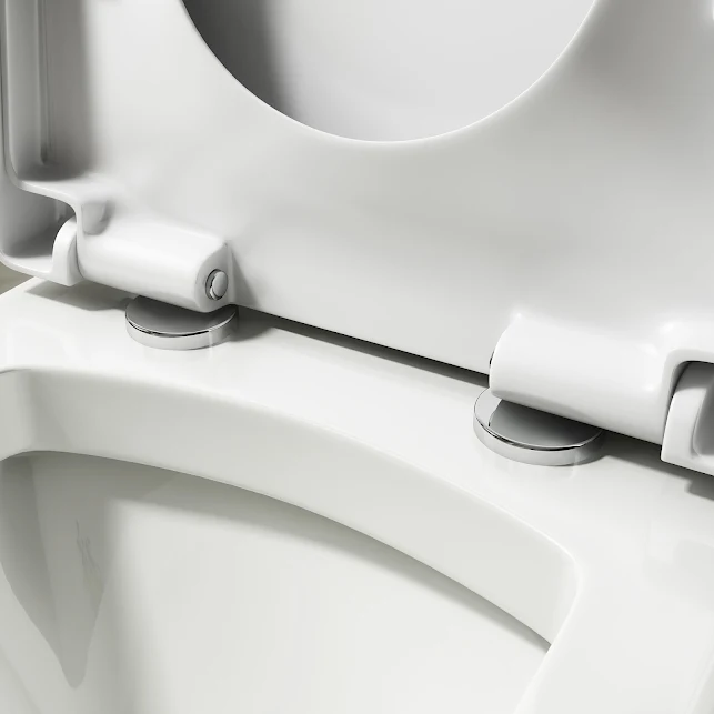 Affine Tivoli Soft Close D-Shape Toilet Seat - Top Fix White 6 Affine Tivoli Soft Close D-Shape Toilet Seat - Top Fix White - Image 4