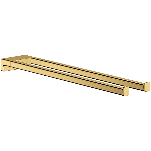Hansgrohe AddStoris Twin-Handle Towel Holder 445mm - Gold 3 Hansgrohe AddStoris Twin-Handle Towel Holder 445mm - Gold