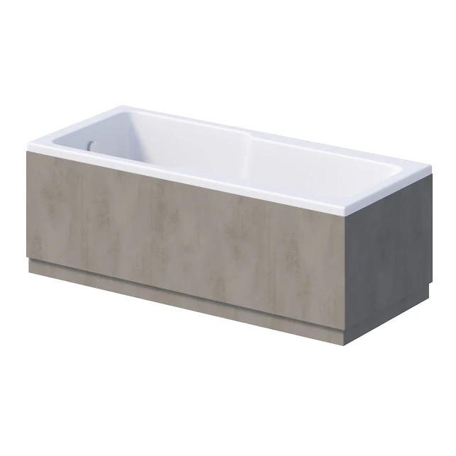 Vitusso Concrete Bath End Panel - 750mm 6 Vitusso Concrete Bath End Panel - 750mm - Image 4