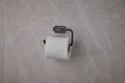 Hansgrohe AddStoris Toilet Roll Holder Matt Black - 41771670