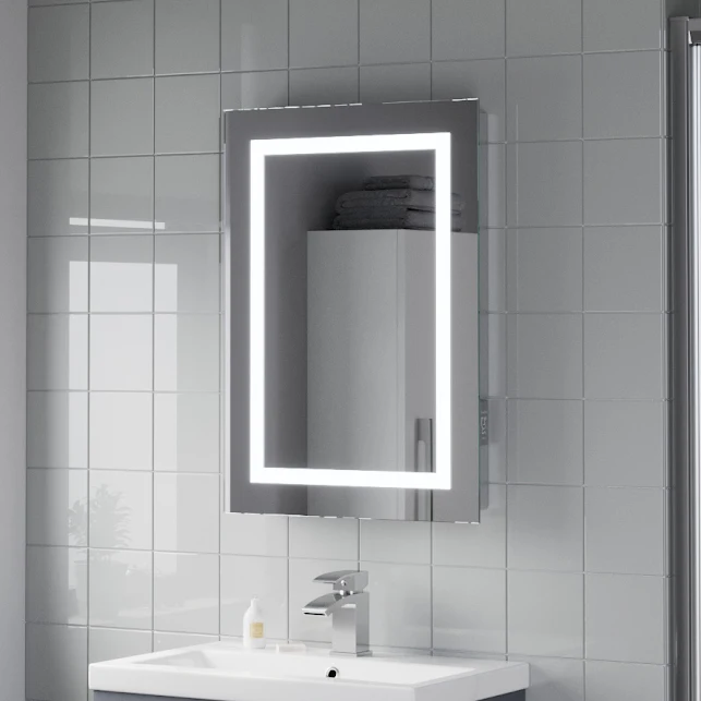 Artis Niteo LED Bathroom Mirror With Demister Pad And Shaver Socket 700 X 500mm - Mains Power 3 Artis Niteo LED Bathroom Mirror With Demister Pad And Shaver Socket 700 X 500mm - Mains Power