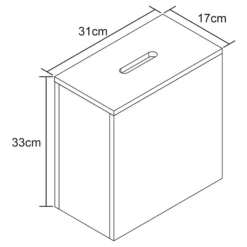 Vale Designs Bathroom Tidy With Lid - White 9 Vale Designs Bathroom Tidy With Lid - White -Bathroom Supplies Sales 2024 167d5ba4 7012 4c10 9666 107b68d1d842