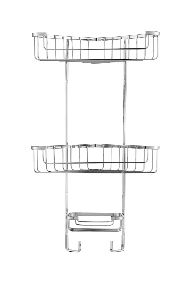Croydex Rust Free Three Tier Corner Basket 5 Croydex Rust Free Three Tier Corner Basket - Image 3