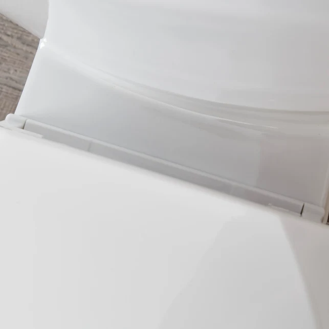 Bemis 3900 Round White Thermoplastic Toilet Seat 6 Bemis 3900 Round White Thermoplastic Toilet Seat - Image 4