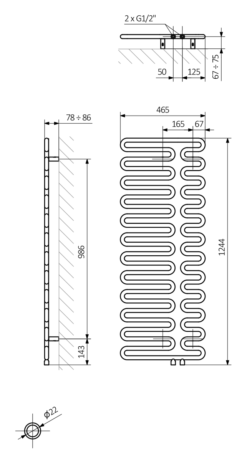 Terma Swale Heated Towel Rail - Bright Copper 1244 X 465mm 15 Terma Swale Heated Towel Rail - Bright Copper 1244 X 465mm -Bathroom Supplies Sales 2024 19c54168 6030 490e 9acc 81078452c936