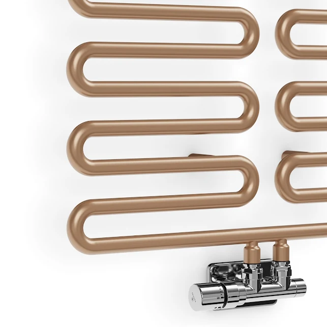 Terma Swale Heated Towel Rail - Bright Copper 1244 X 465mm 7 Terma Swale Heated Towel Rail - Bright Copper 1244 X 465mm - Image 5