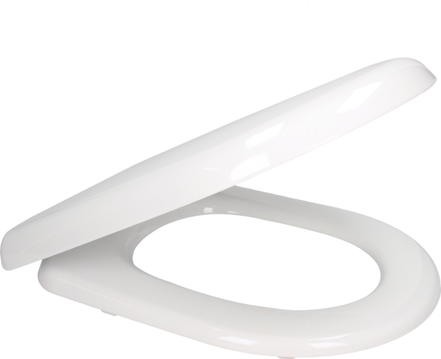 Ceramica Saturn Soft Close D-Shape Toilet Seat - Top Fix White 6 Ceramica Saturn Soft Close D-Shape Toilet Seat - Top Fix White - Image 4