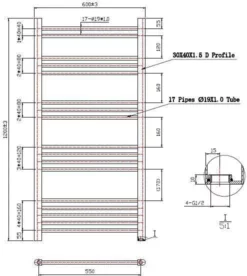 Dual Fuel Heated Towel Rail 1200 X 600mm Flat Thermostatic -Bathroom Supplies Sales 2024 1d6c58fd f0a3 49c9 96af cfc269f6eeb0