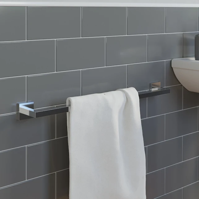 Architeckt Saturn Chrome Towel Rail 3 Architeckt Saturn Chrome Towel Rail