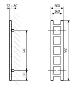 Terma Easy Matt Black Heated Towel Rail - 960 X 200mm -Bathroom Supplies Sales 2024 23dff614 90b4 490f bd0b adb123f91a92