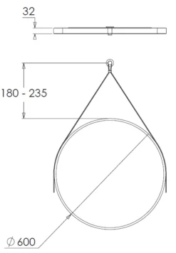 Croydex Metal Framed Bathroom Mirror With Leather Effect Hanging Strap - Matt Black -Bathroom Supplies Sales 2024 244c08e9 0b00 46cb bbfb 30c9ca047c61