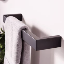Towelrads Elcot Electric Heated Towel Rail 3 Pack - Matt Black 450 X 100mm