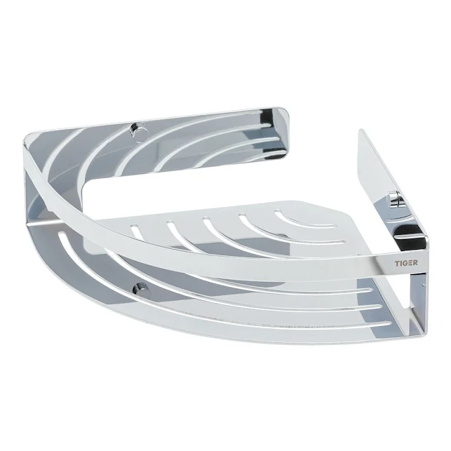 Tiger Caddy Large Corner Shower Basket - Chrome 5 Tiger Caddy Large Corner Shower Basket - Chrome - Image 3