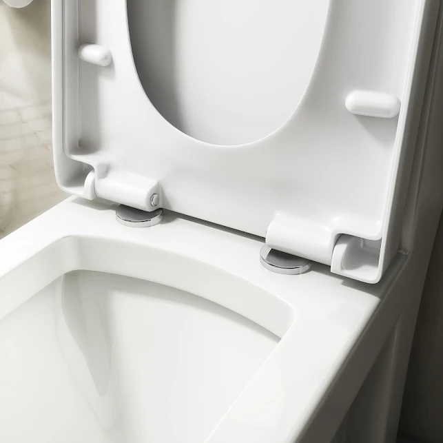 Affine Tivoli Soft Close D-Shape Toilet Seat - Top Fix White 5 Affine Tivoli Soft Close D-Shape Toilet Seat - Top Fix White - Image 3