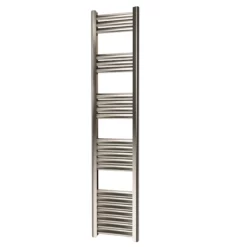 Towelrads Eton Heated Towel Rail - Brushed Aluminium 1400 X 300mm