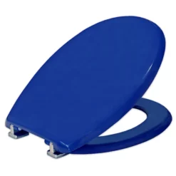Bemis 2850CPT Buxton Ultra-Fix Round Marine Blue Toilet Seat