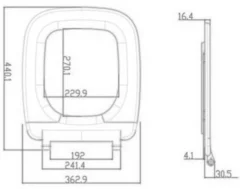 Affine Bayeux Soft Close Square Toilet Seat - Top Fix White 12 Affine Bayeux Soft Close Square Toilet Seat - Top Fix White -Bathroom Supplies Sales 2024 2e6bcc3e cbb9 4758 a9a6 87d2f1a501e2