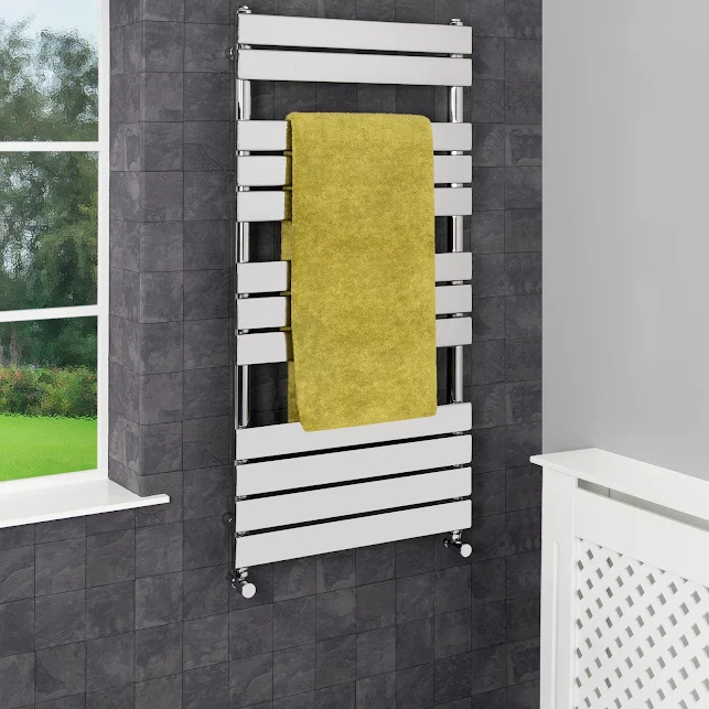 DuraTherm Flat Panel Heated Towel Rail Chrome - 1200 X 600mm 5 DuraTherm Flat Panel Heated Towel Rail Chrome - 1200 X 600mm - Image 3