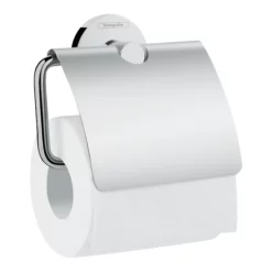Hansgrohe Logis Universal Toilet Roll Holder With Cover Chrome - 41723000