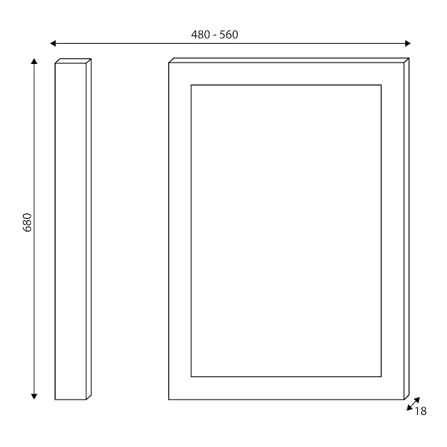 Park Lane Worcester Chalk White MDF Traditional Bath End Panel - 700mm 6 Park Lane Worcester Chalk White MDF Traditional Bath End Panel - 700mm - Image 4