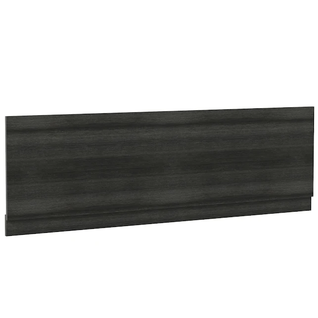 Artis Charcoal Grey MFC Bath Side Panel 1700mm 4 Artis Charcoal Grey MFC Bath Side Panel 1700mm - Image 2