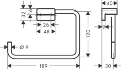 Hansgrohe AddStoris Towel Ring Brushed Black - 41754340 7 Hansgrohe AddStoris Towel Ring Brushed Black - 41754340 -Bathroom Supplies Sales 2024 3aa02e75 9cf7 46a3 9c07 f6da9f1d19ec