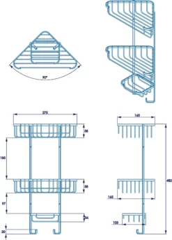 Croydex Rust Free Three Tier Corner Basket 11 Croydex Rust Free Three Tier Corner Basket -Bathroom Supplies Sales 2024 3e2acfcf 0b41 4a67 bf19 676cef1d501a