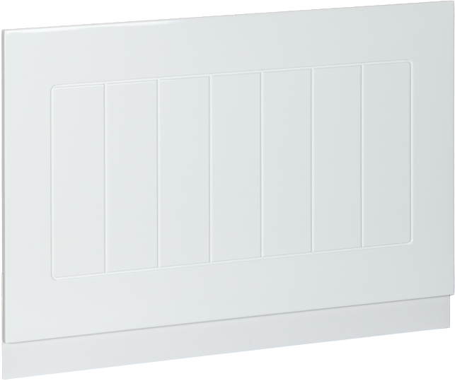 Ceramica White Gloss MDF Tongue And Groove Bath End Panel - 700mm 5 Ceramica White Gloss MDF Tongue And Groove Bath End Panel - 700mm - Image 3