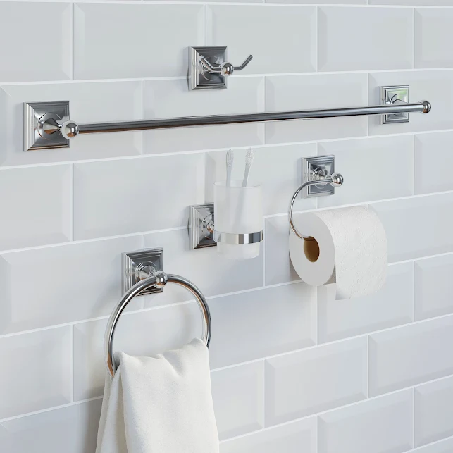 Architeckt Pluto Chrome Towel Rail 5 Architeckt Pluto Chrome Towel Rail - Image 3