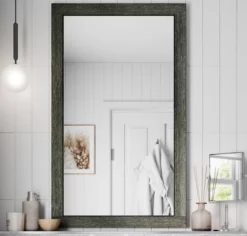 Artis Charcoal Grey 600 X 1000mm Framed Bathroom Mirror
