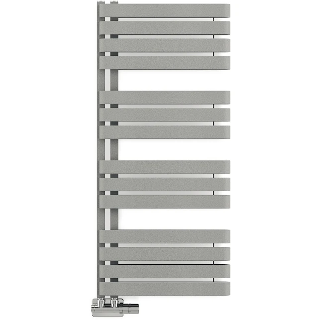 Terma Warp S Salt N Pepper Grey Heated Towel Rail 1110 X 500mm 5 Terma Warp S Salt N Pepper Grey Heated Towel Rail 1110 X 500mm - Image 3