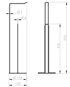 Architeckt Round Chrome Freestanding Toilet Roll Holder -Bathroom Supplies Sales 2024 469c6534 5238 4eec bb8b e2b392f6da53