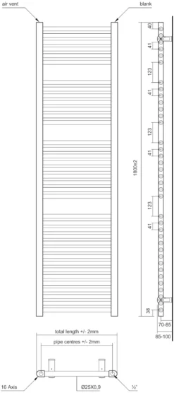 Towelrads Pisa Heated Towel Rail Black - 1800 X 600mm 7 Towelrads Pisa Heated Towel Rail Black - 1800 X 600mm -Bathroom Supplies Sales 2024 46e690c1 e638 4fb6 bf10 866a649a1b87 2
