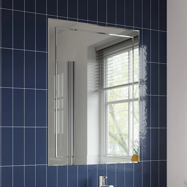 Essentials Specto Rectangular Frameless Bathroom Mirror 900 X 650mm 3 Essentials Specto Rectangular Frameless Bathroom Mirror 900 X 650mm