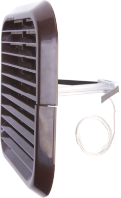 Xpelair Square Brown Simply Silent 4" Wall Kit