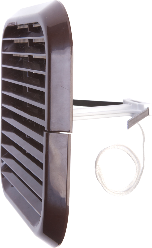 Xpelair Square Brown Simply Silent 4" Wall Kit 3 Xpelair Square Brown Simply Silent 4" Wall Kit