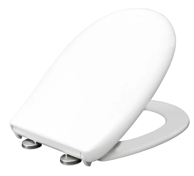 Bemis 2320 Push 'n' Clean Ultra-Fix Soft Close Round White Toilet Seat 4 Bemis 2320 Push 'n' Clean Ultra-Fix Soft Close Round White Toilet Seat - Image 2
