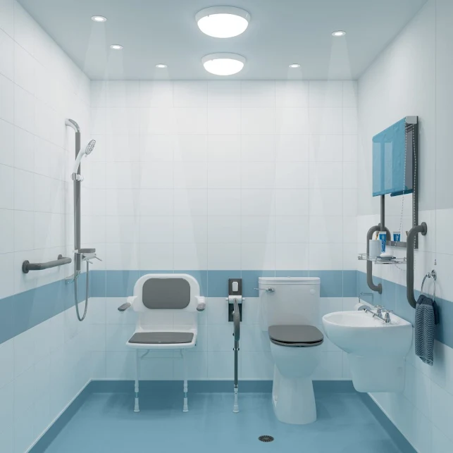 AKW Task Focused Surface Mounted LED Bathroom Light - 30140 4 AKW Task Focused Surface Mounted LED Bathroom Light - 30140 - Image 2