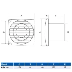 Airflow Aria 100mm Timer Controlled Extractor Fan - 90000688 7 Airflow Aria 100mm Timer Controlled Extractor Fan - 90000688 -Bathroom Supplies Sales 2024 4dd97c33 a49c 4f2b 9d08 2b37f3f41505