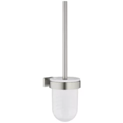 Grohe Essentials Cube Toilet Brush And Holder SuperSteel 40513DC1