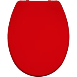 Bemis 2850CPT Buxton Ultra-Fix Round Chicago Red Toilet Seat