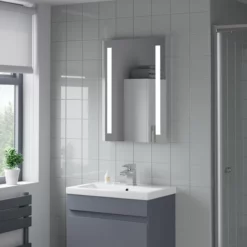 Artis Aqua LED Bathroom Mirror 700 X 500mm - Battery Operated