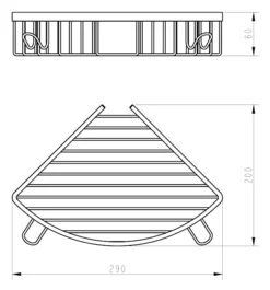 Architeckt Gold Corner Shower Basket Caddy -Bathroom Supplies Sales 2024 53255b6a e137 468b 8561 556d43cf8fa5