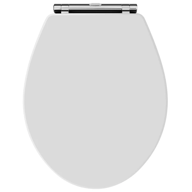 Park Lane Soft Close Round Toilet Seat - Top Fix White 3 Park Lane Soft Close Round Toilet Seat - Top Fix White