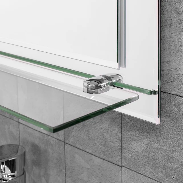 Croydex Devoke Hang ‘n’ Lock Double Layer Rectangular Mirror With Glass Shelf 700 X 500mm 5 Croydex Devoke Hang ‘n’ Lock Double Layer Rectangular Mirror With Glass Shelf 700 X 500mm - Image 3